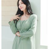ナイトブラ付きルーム&ラウンジウェアナイトブラ付き長袖ロングワンピース | fran de lingerie | 詳細画像6