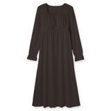 ナイトブラ付きルームウェアナイトブラ付き長袖ロングワンピース 「ルナイト | fran de lingerie | 詳細画像2 