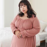 ナイトブラ付きルームウェアナイトブラ付き長袖ロングワンピース 「ルナイト | fran de lingerie | 詳細画像18 