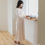 ナイトブラ付きルームウェアナイトブラ付き長袖ロングワンピース 「ルナイト | fran de lingerie | 詳細画像25 