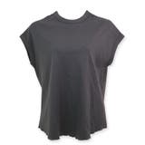 ダークグレー | つるんと心地いいリラックスウェアシンプルプルオーバー 「プリティプル Tシャツ」 | fran de lingerie