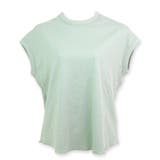 グリーン | つるんと心地いいリラックスウェアシンプルプルオーバー 「プリティプル Tシャツ」 | fran de lingerie