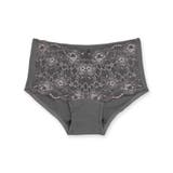 グレー | 履き心地安心+贅沢二浴レース下着専門店のサニタリーショーツの一工夫 | fran de lingerie