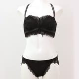 チューブブラ、2WAYストラップ王道レース×サテン 「スフレフィット001 | fran de lingerie | 詳細画像6