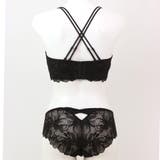 チューブブラ、2WAYストラップ王道レース×サテン 「スフレフィット001 | fran de lingerie | 詳細画像7