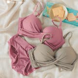 ローズピンク | 人気の盛り胸メイク ノンワイヤーミニマル＆ベーシック 「スタイルアップシリーズ0… | fran de lingerie