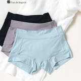 セージグリーン | ベーシックなものこそ上質に包まれる優しい履き心地 「シルりら ゴム無し一部丈ショ… | fran de lingerie