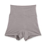 グレー | ベーシックなものこそ上質にお腹周りをしっかり守る腹巻き一体型ショーツ 「シルりら… | fran de lingerie