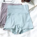 セージグリーン | ベーシックなものこそ上質にお腹周りをしっかり守る腹巻き一体型ショーツ 「シルりら… | fran de lingerie