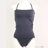 さらっと滑らかなシルキーリネンシンプルデザインのパッド付きキャミ 「シルキーリネ… | fran de lingerie | 詳細画像9