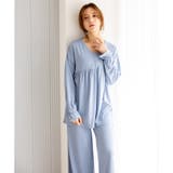 tororelax とろリラプルオーバー&ワイドパンツ・上下セットパジャマ | fran de lingerie | 詳細画像10