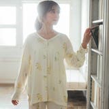 アイボリー | tororelax とろリラプルオーバー&ワイドパンツ・上下セットパジャマ | fran de lingerie