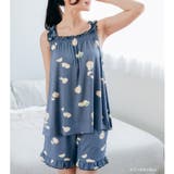 ≪tororelax とろリラ≫ フリルノースリーブトップス&ショートパンツ | fran de lingerie | 詳細画像6