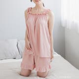≪tororelax とろリラ≫ フリルノースリーブトップス&ショートパンツ | fran de lingerie | 詳細画像9