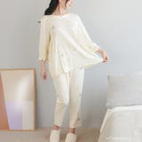 ≪tororelax とろリラ≫ 七分袖プルオーバー&テーパードパンツ | fran de lingerie | 詳細画像5