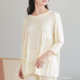 ≪tororelax とろリラ≫ 七分袖プルオーバー&テーパードパンツ | fran de lingerie | 詳細画像7