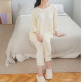 ≪tororelax とろリラ≫ 七分袖プルオーバー&テーパードパンツ | fran de lingerie | 詳細画像8