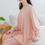 ≪tororelax とろリラ≫ 七分袖プルオーバー&テーパードパンツ | fran de lingerie | 詳細画像17