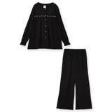 ≪tororelax とろリラ≫ 前開き長袖シャツ＆イージーロングパンツ | fran de lingerie | 詳細画像2 