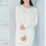 ≪tororelax とろリラ≫ 前開き長袖シャツ＆イージーロングパンツ | fran de lingerie | 詳細画像12 