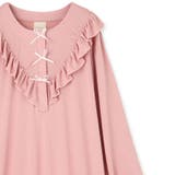 ≪tororelax とろリラ≫ マタニティにも、長袖半開きロングワンピース | fran de lingerie | 詳細画像12