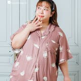 ブラウン | 餅田コシヒカリ×フランデランジェリーのとびきりキュートなリラックスパジャマ選べる… | fran de lingerie