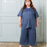 ダークブルー | 餅田コシヒカリ×フランデランジェリーのとびきりキュートなリラックスパジャマ選べる… | fran de lingerie