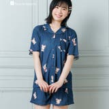 ネイビー1 | 餅田コシヒカリ×フランデランジェリーのとびきりキュートなリラックスパジャマ選べる… | fran de lingerie
