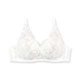 ホワイト | 暑さに負けない軽い速乾シリーズすっきりラインの谷間メイクブラ | fran de lingerie