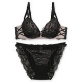 セクシーな編み上げデザインすっきりラインの谷間メイクブラ 「ワンダーリフトブラ | fran de lingerie | 詳細画像2