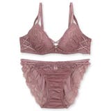 セクシーな編み上げデザインすっきりラインの谷間メイクブラ 「ワンダーリフトブラ | fran de lingerie | 詳細画像3