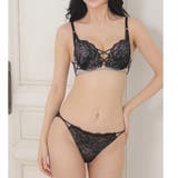 セクシーな編み上げデザインすっきりラインの谷間メイクブラ 「ワンダーリフトブラ | fran de lingerie | 詳細画像6