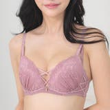 セクシーな編み上げデザインすっきりラインの谷間メイクブラ 「ワンダーリフトブラ | fran de lingerie | 詳細画像12