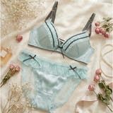 ミント | フェミニン＆セクシーすっきりラインの谷間メイクブラ 「ワンダーリフトブラ 007 | fran de lingerie