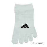 Ｌグリーン680 | adidas(アディダス) 靴下 無地 | 福助オンラインストア