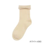 ホワイト×060 | 満足 防寒温活 靴下 | 福助オンラインストア