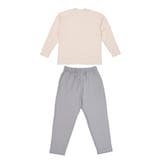福助 公式 メンズ ステテコ 長袖 ルームウエア上下セット rm9p2103 | 福助オンラインストア【MEN】 | 詳細画像1