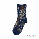 ネイビー700 | 福助 靴下 総柄 | 福助オンラインストア