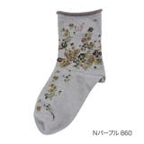 靴下 花柄 クルー丈 | 福助オンラインストア | 詳細画像5 