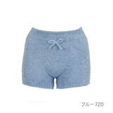 ブルー720 | シャギーパンツ 無地 1分丈 | 福助オンラインストア