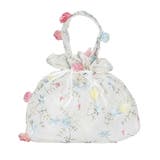 fukuske(ドットフクスケ) バッグ 3Dフラワー柄 | 福助オンラインストア | 詳細画像3