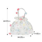 fukuske(ドットフクスケ) バッグ 3Dフラワー柄 | 福助オンラインストア | 詳細画像6