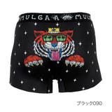 ブラック090 | MULGA(モルガ) ボクサーブリーフ アニマル柄 | 福助オンラインストア