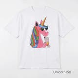 Unicorn150 | MULGA(モルガ) Tシャツ アニマル柄 半袖 綿素材 (MG9F0101) | 福助オンラインストア