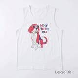 Beagle100 | MULGA(モルガ) タンクトップ アニマル柄 | 福助オンラインストア