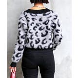 シャギーヒョウガラカーデ | FUN | 詳細画像3