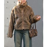 ベージュミックス | シャギーファーブルゾン | FUN