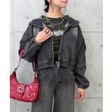 デニムフードブルゾン | FUN | 詳細画像5 