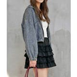 フードデニムブルゾン | FUN | 詳細画像2 