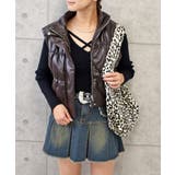 ブラウン | フェイクレザーベスト | FUN